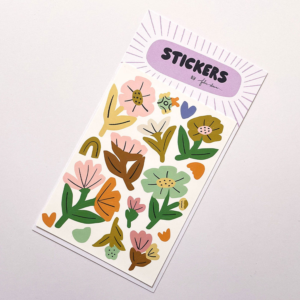 Sticker Sheet Flowers