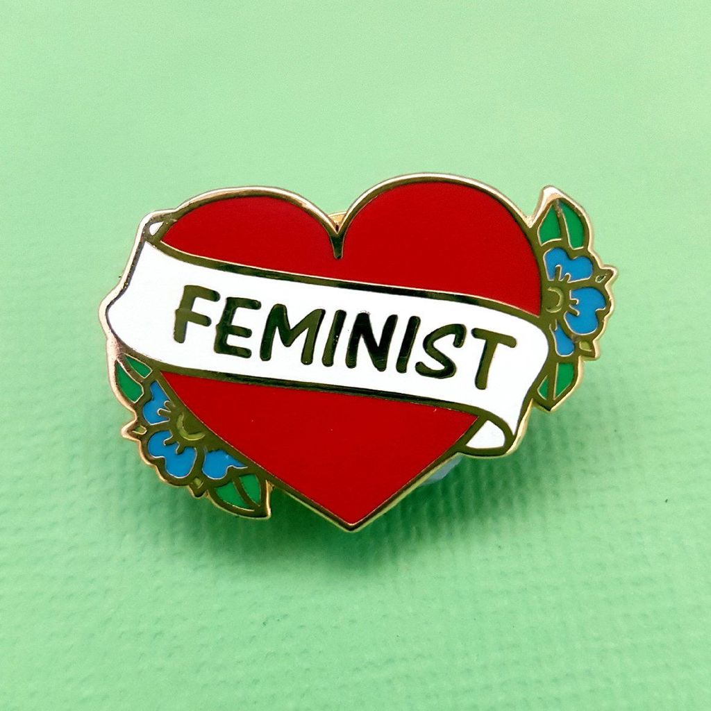 Feminist Enamel Pin Qvwc Shop
