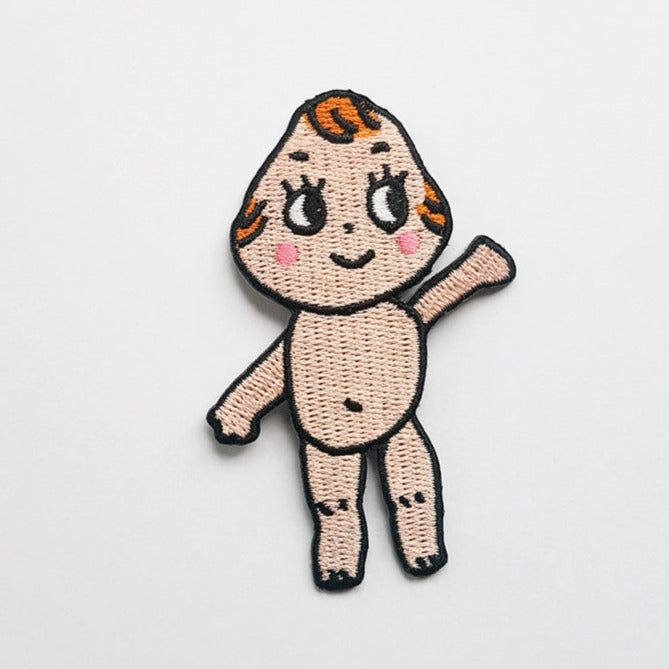 Kewpie embroidered patch