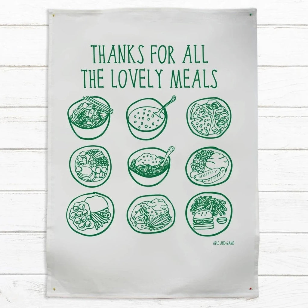Tea Towel - Thanks For All The Lovely Meals