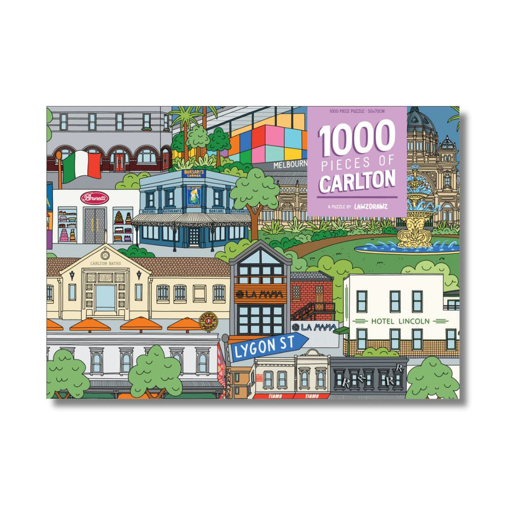 1000 Pieces of Melbourne - Carlton