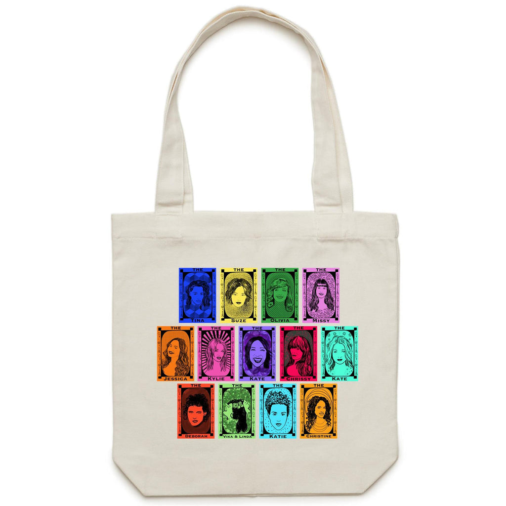 Iconic Women of Music Tote Bag - White