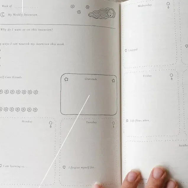 'A Year of Coming Home' Guided Self-Love Journal