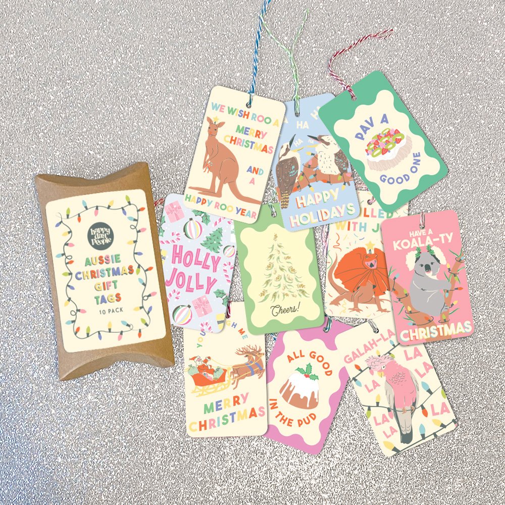 Aussie Christmas Gift Tags