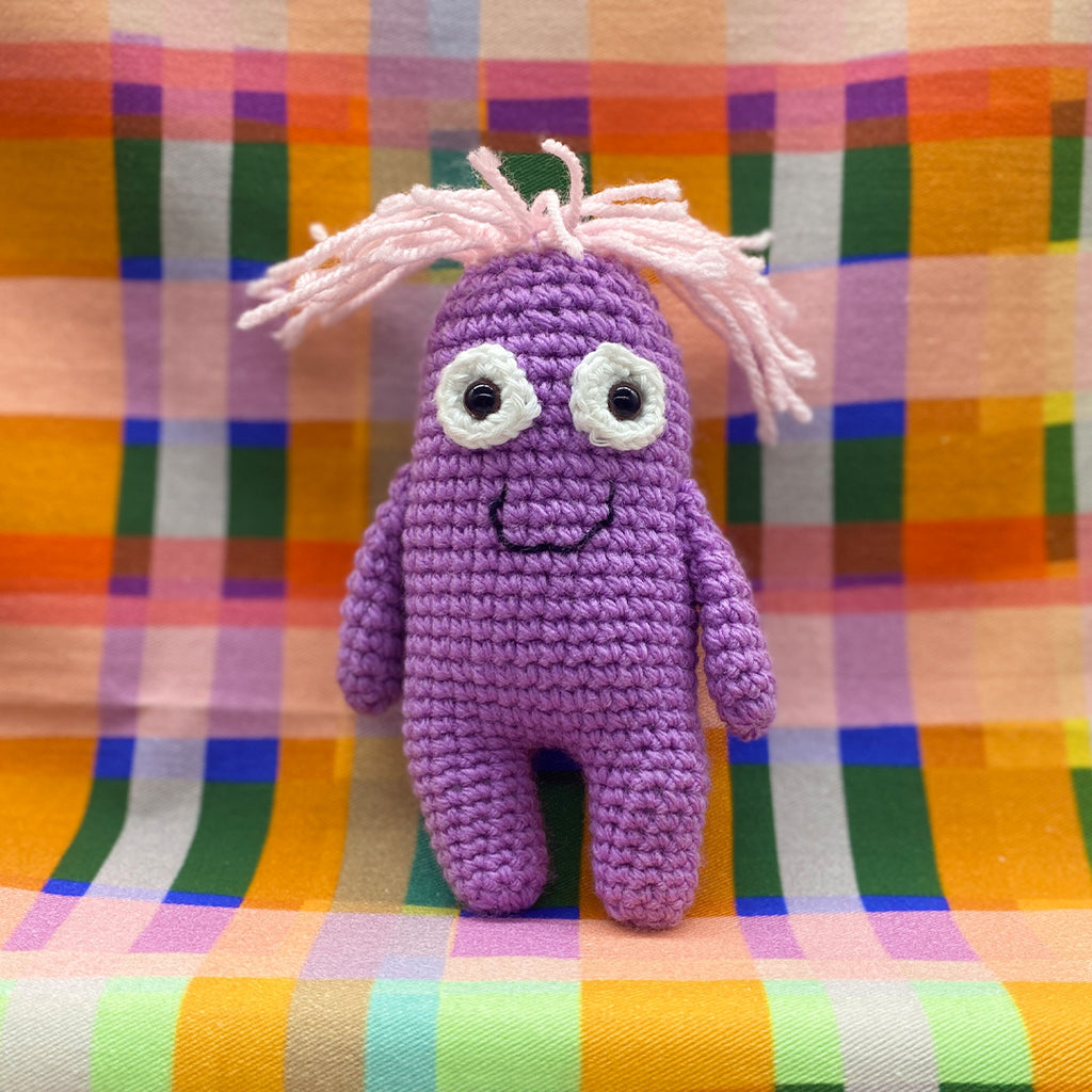 Worry Monster - Lilac & Light Pink
