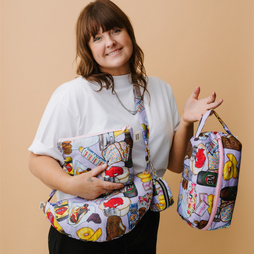 Australian Bites Puffy Slingy Bag