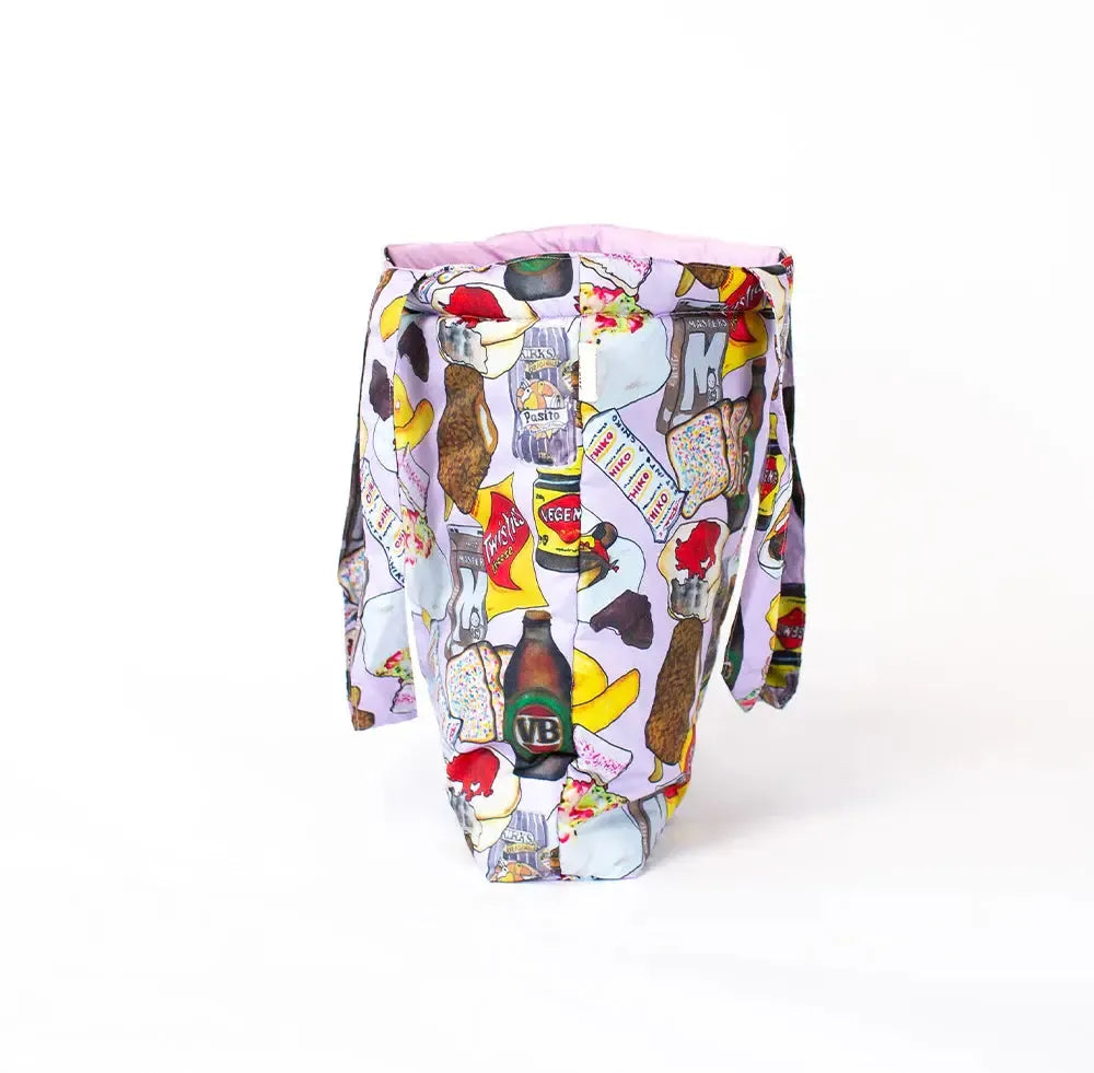 Australian Bites Puffy Tote Bag