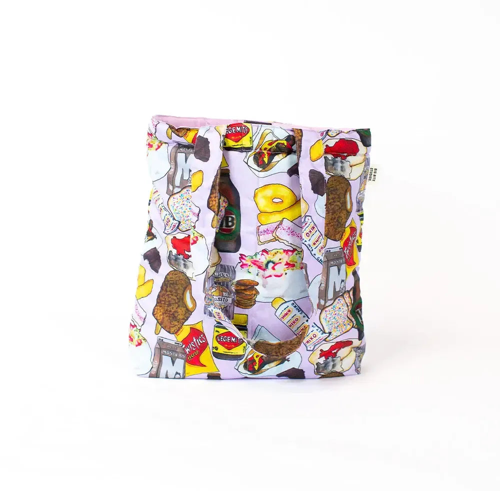 Australian Bites Puffy Tote Bag