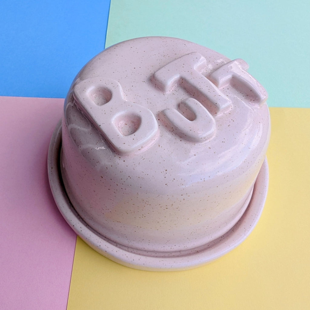 BUTT Butter Dish - Pink