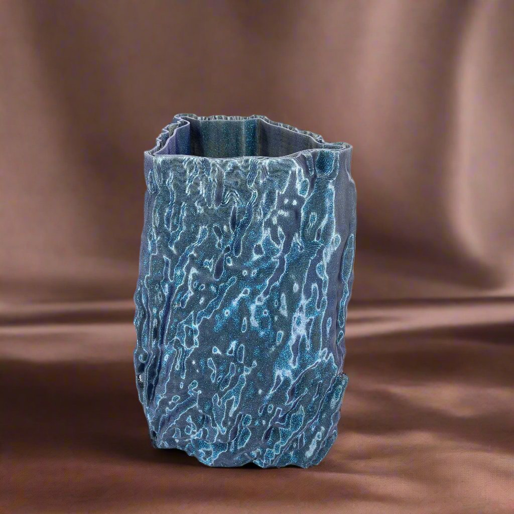 3D Printed Vase - Moondust Bark Vase