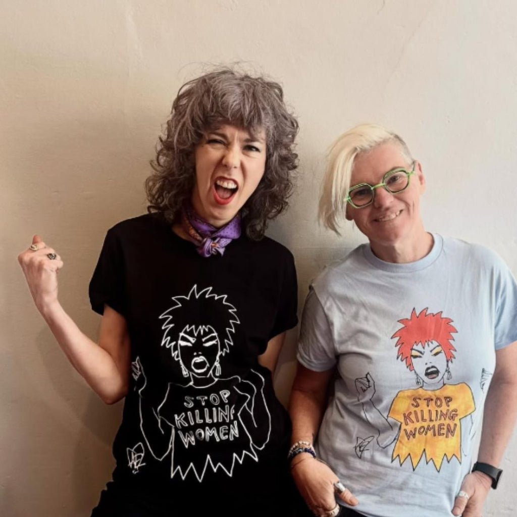 Black ENOUGH! STOP KILLING WOMEN Tee