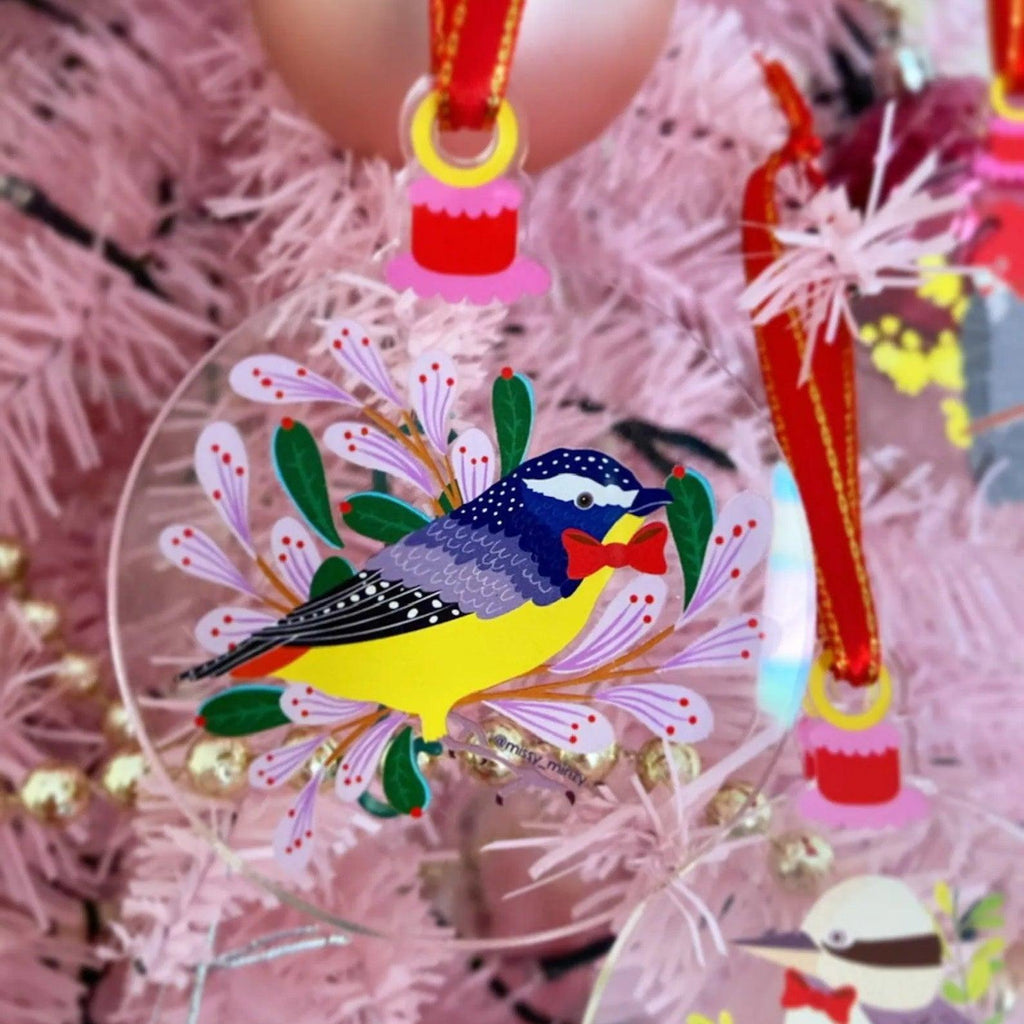 CHRISTMAS ORNAMENT - Spotted Pardalote