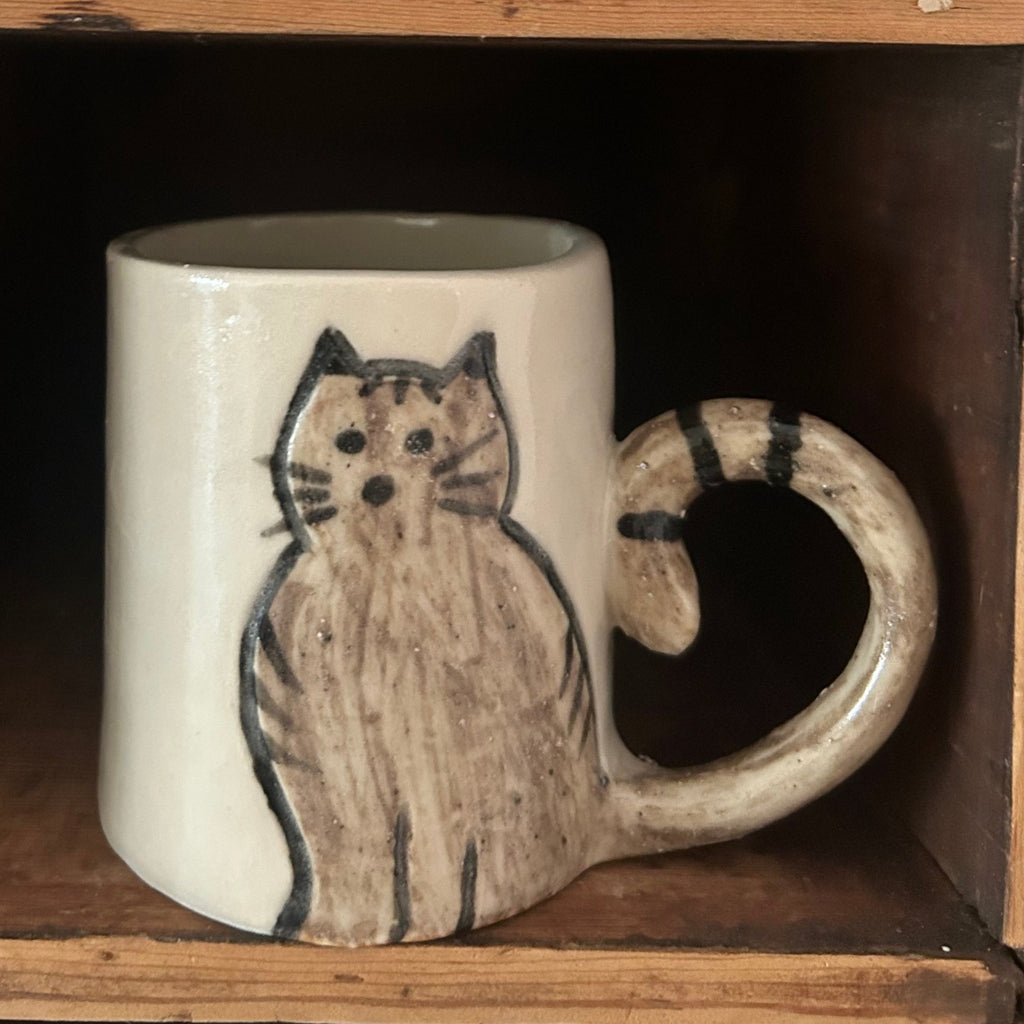 Brown Cat Mug