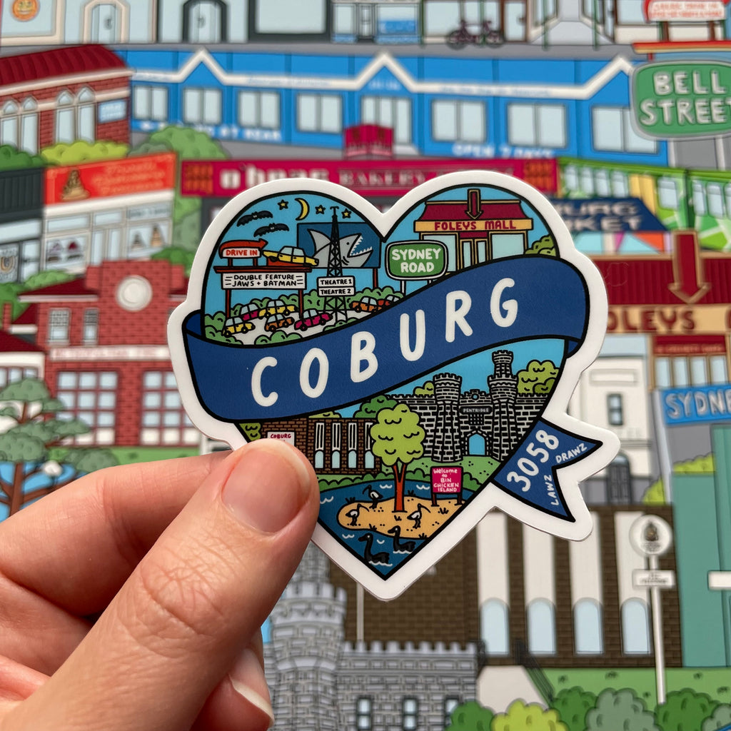 Suburb Stickers - Coburg