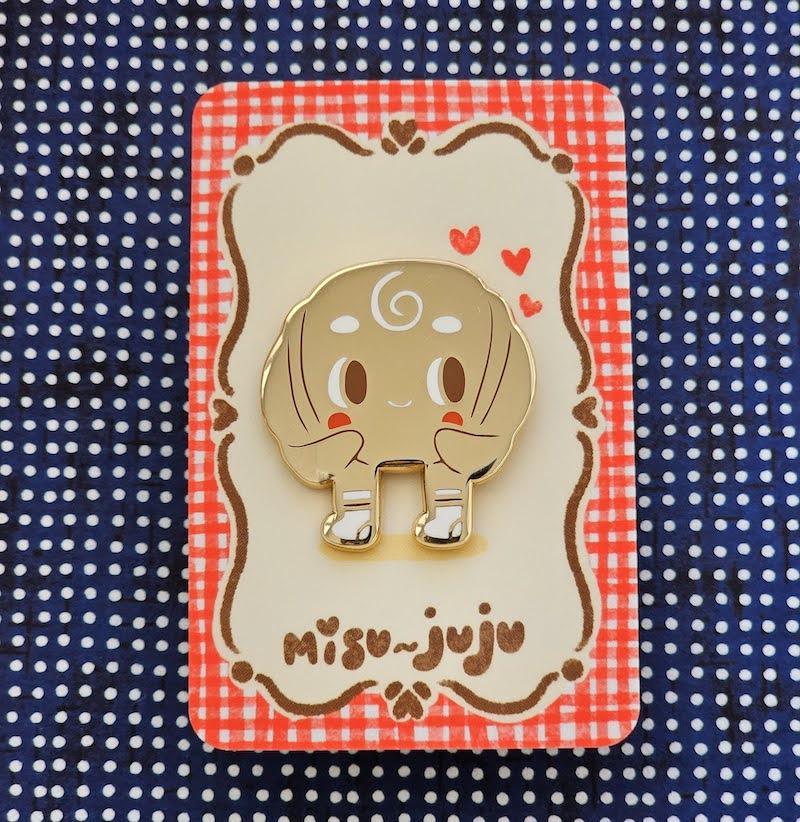 'Croissant' Enamel Pin