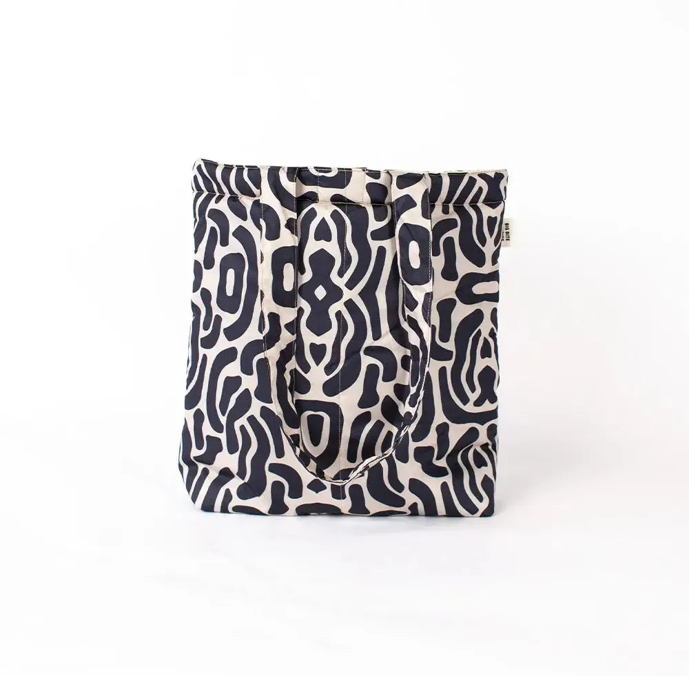 Ebb and Flow Puffy Tote Bag