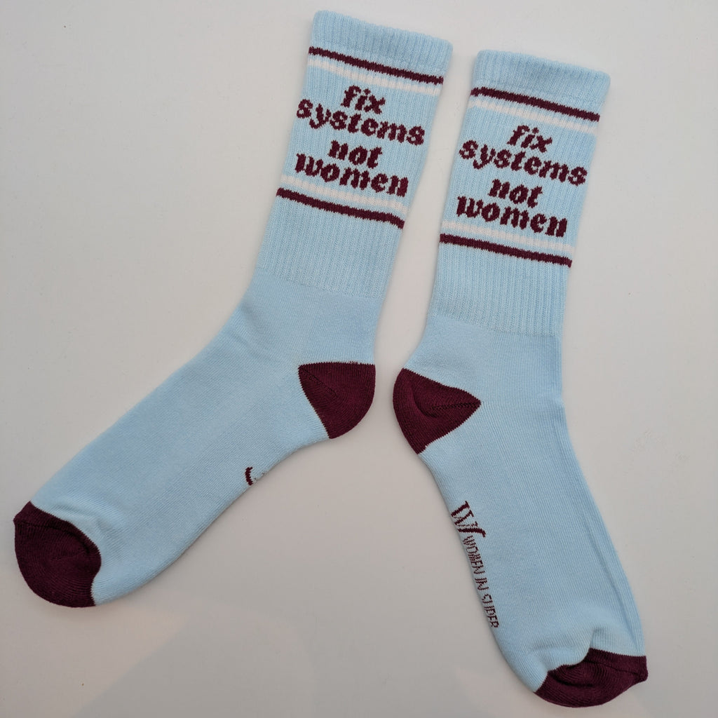 Fix Systems Not Women Socks - Blue