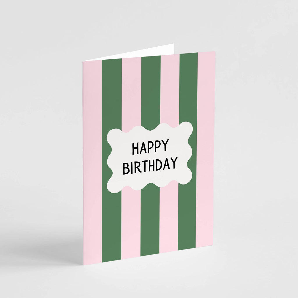 Funky Happy Birthday Card - Fun Colourful Birthday Card