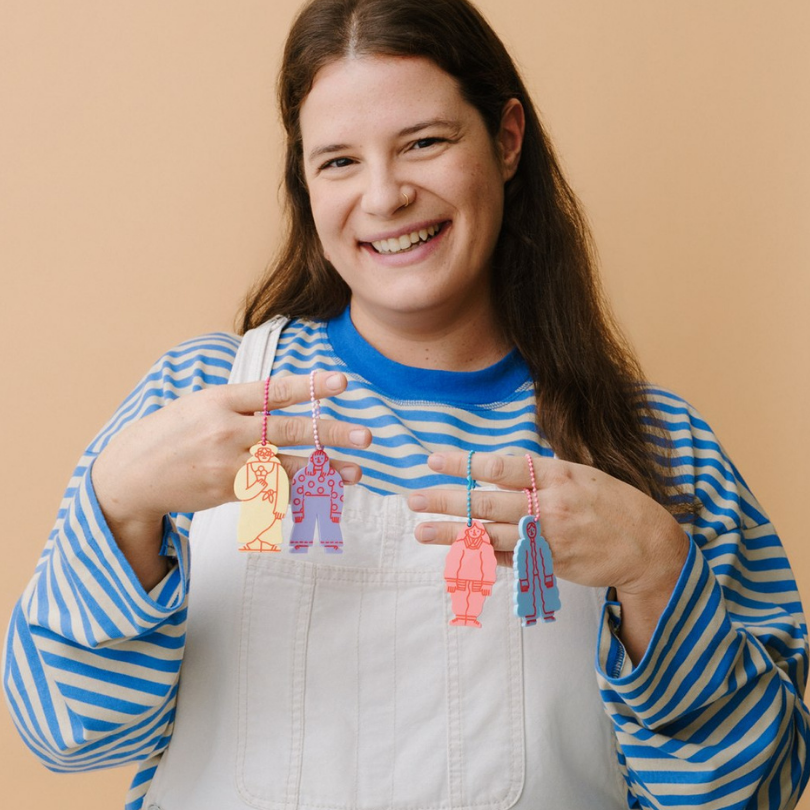 Gal Pals Acrylic Charm - Lilac