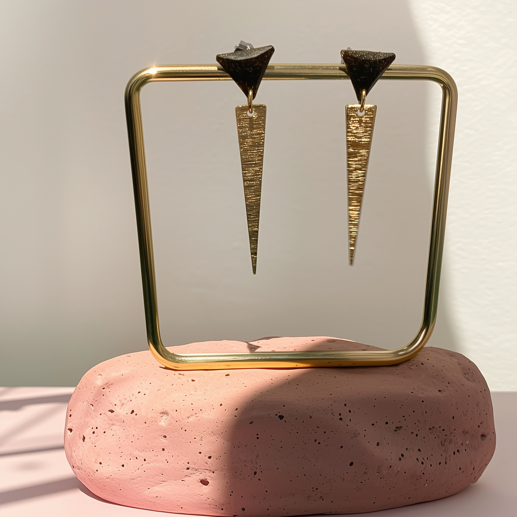 Goldies Coffee Earrings