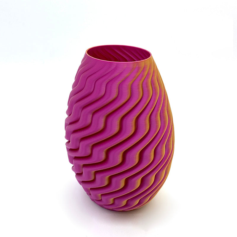 3D Printed Wave Vase - Banquet Morph