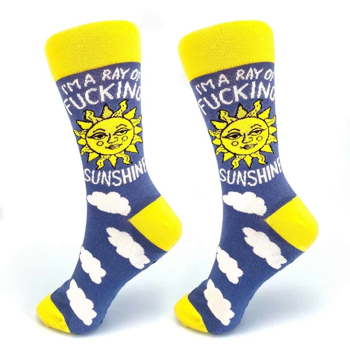 I'm A Ray Of Fucking Sunshine Socks