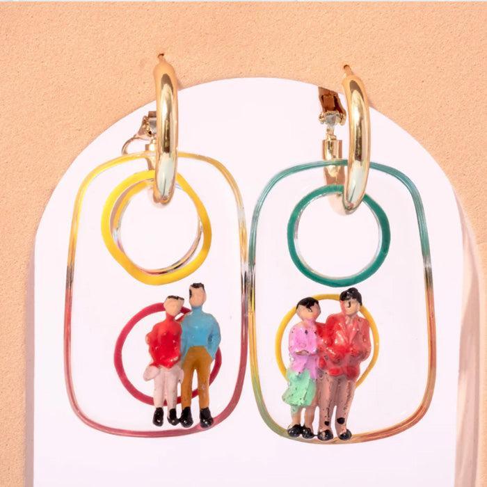 Inner Wonderland Earrings - Two Circles