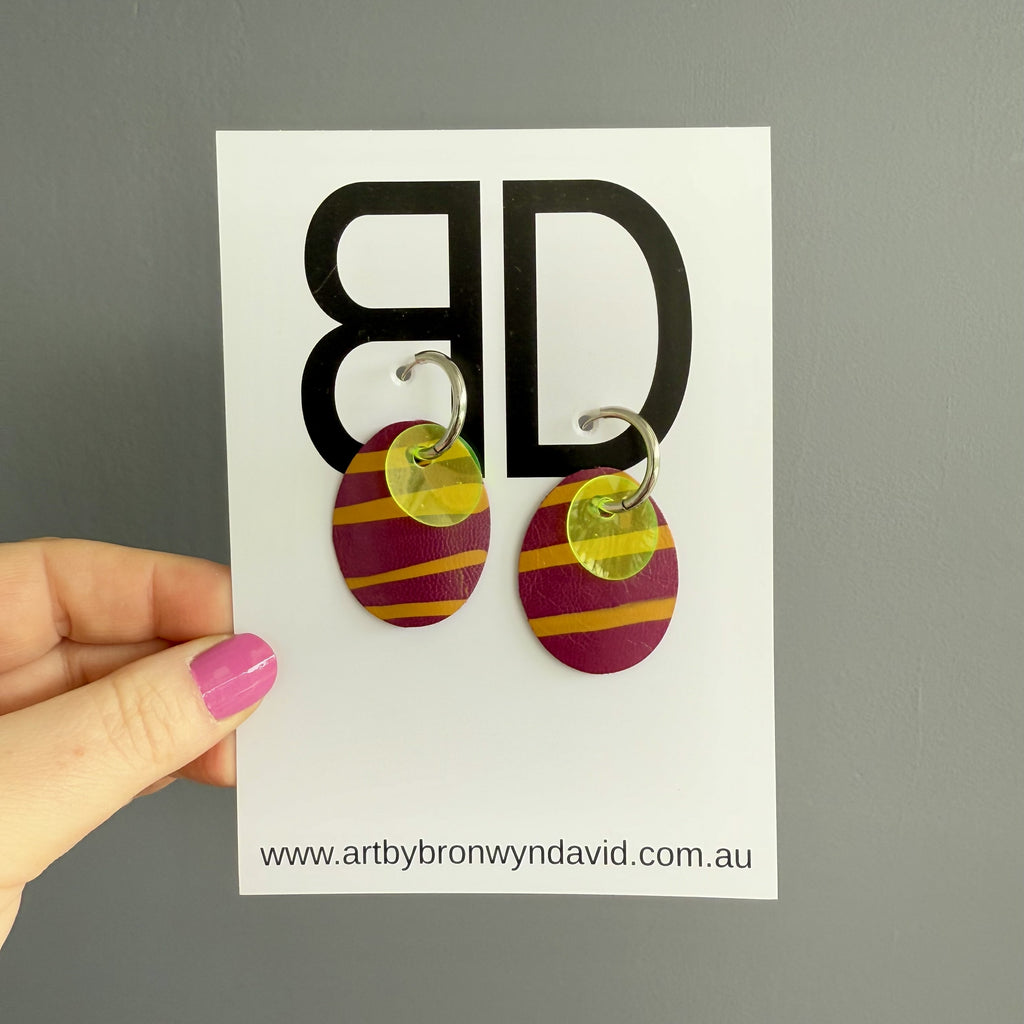 Interchangeable Huggies Earrings #4