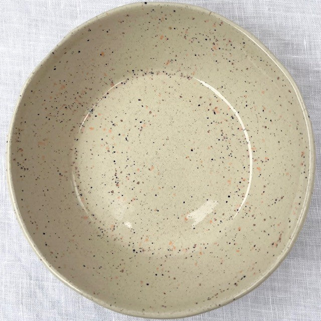 Small/Dessert Bowl - vanilla speckle