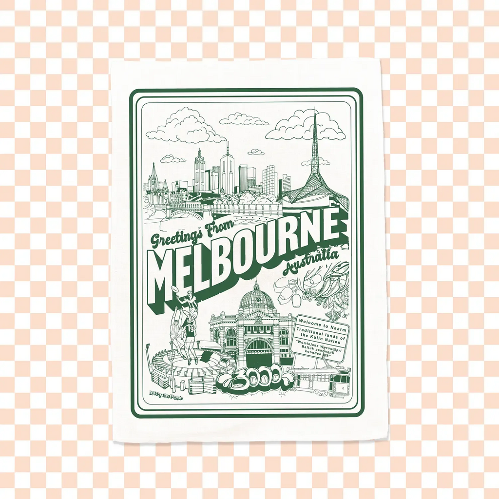Melbourne Classic Tea Towel
