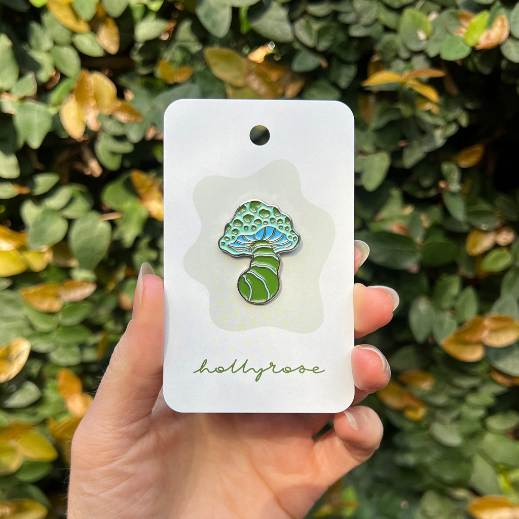 Mushroom Enamel Pin