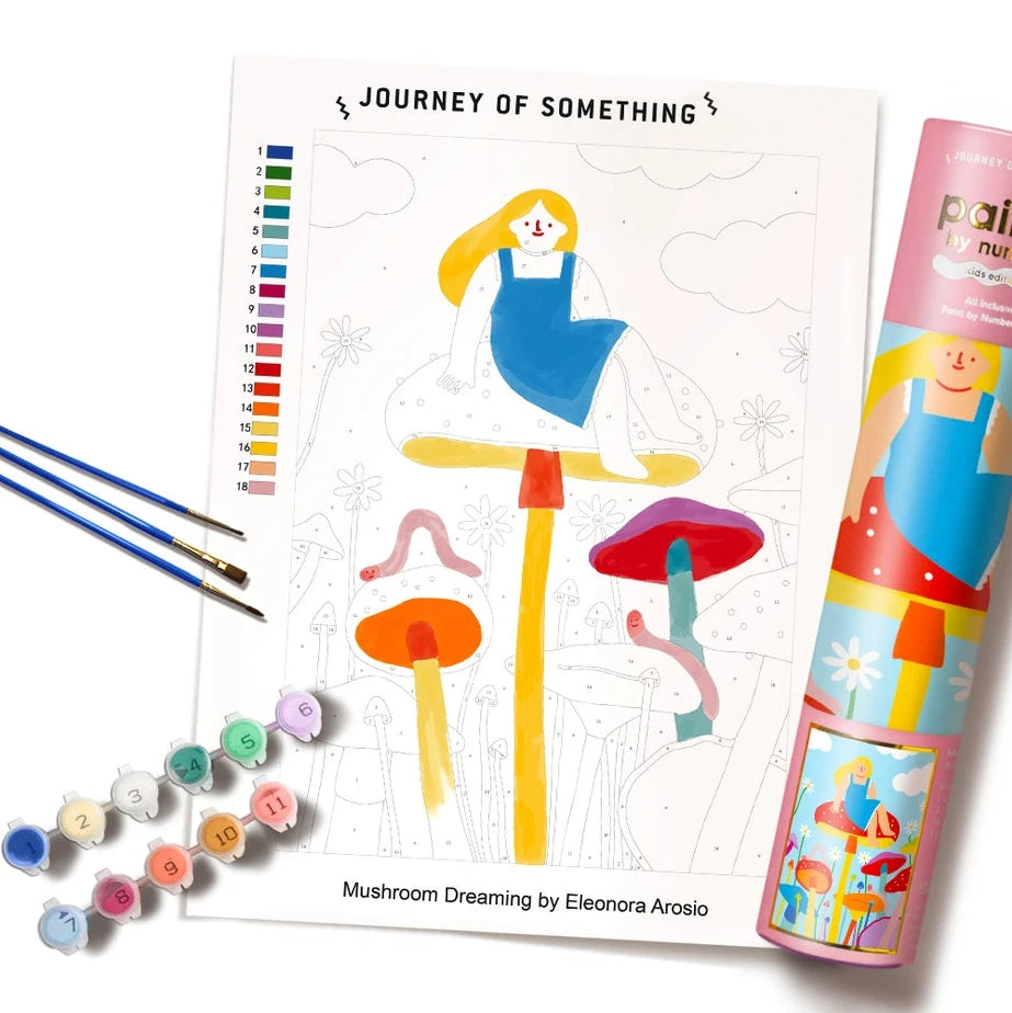 Kids Paint by Numbers - Mushroom Dreaming