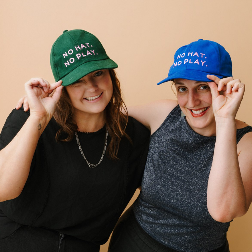 "NO HAT, NO PLAY" Cap - Green