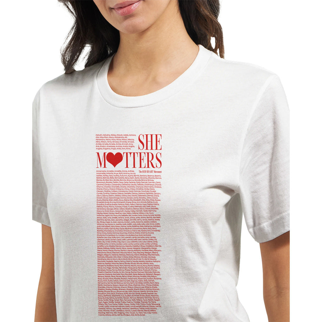 New She Matters: Honouring Them Tee - White