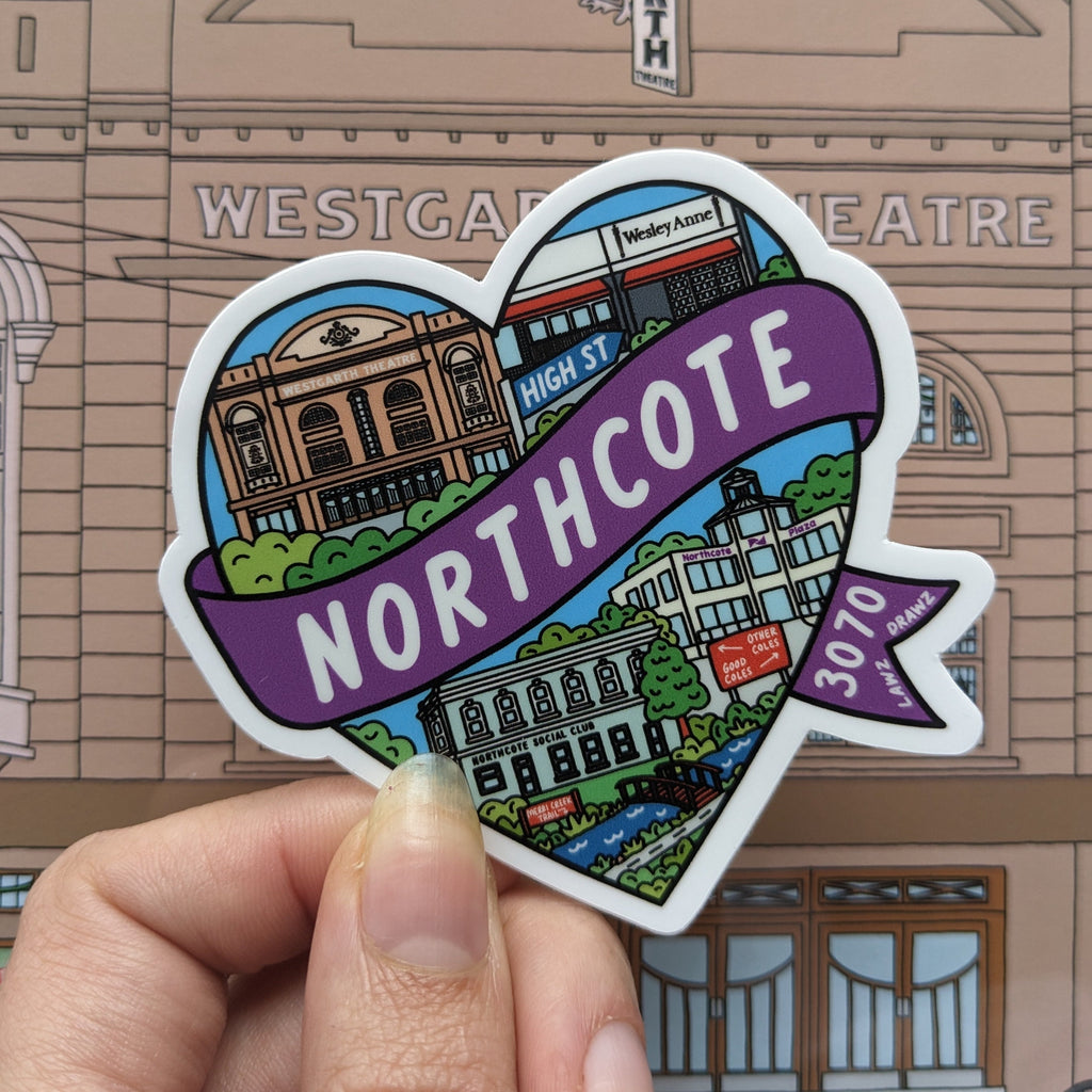 Suburb Stickers - Northcote