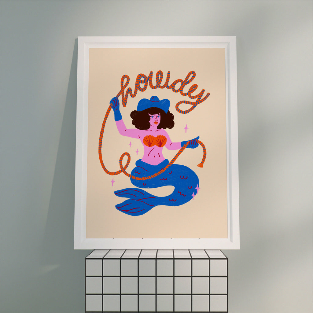 Howdy Art Print