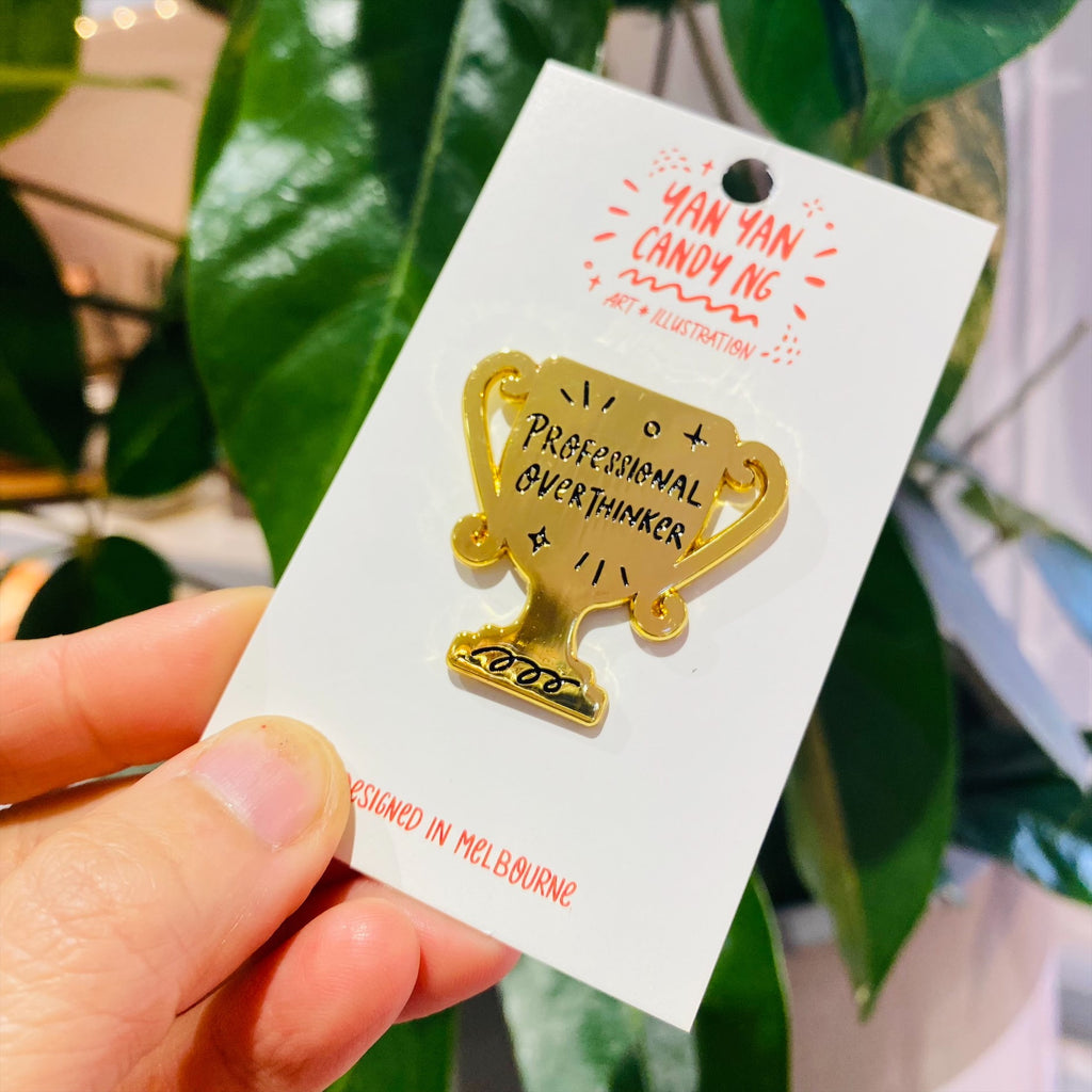 Overthinker Pin