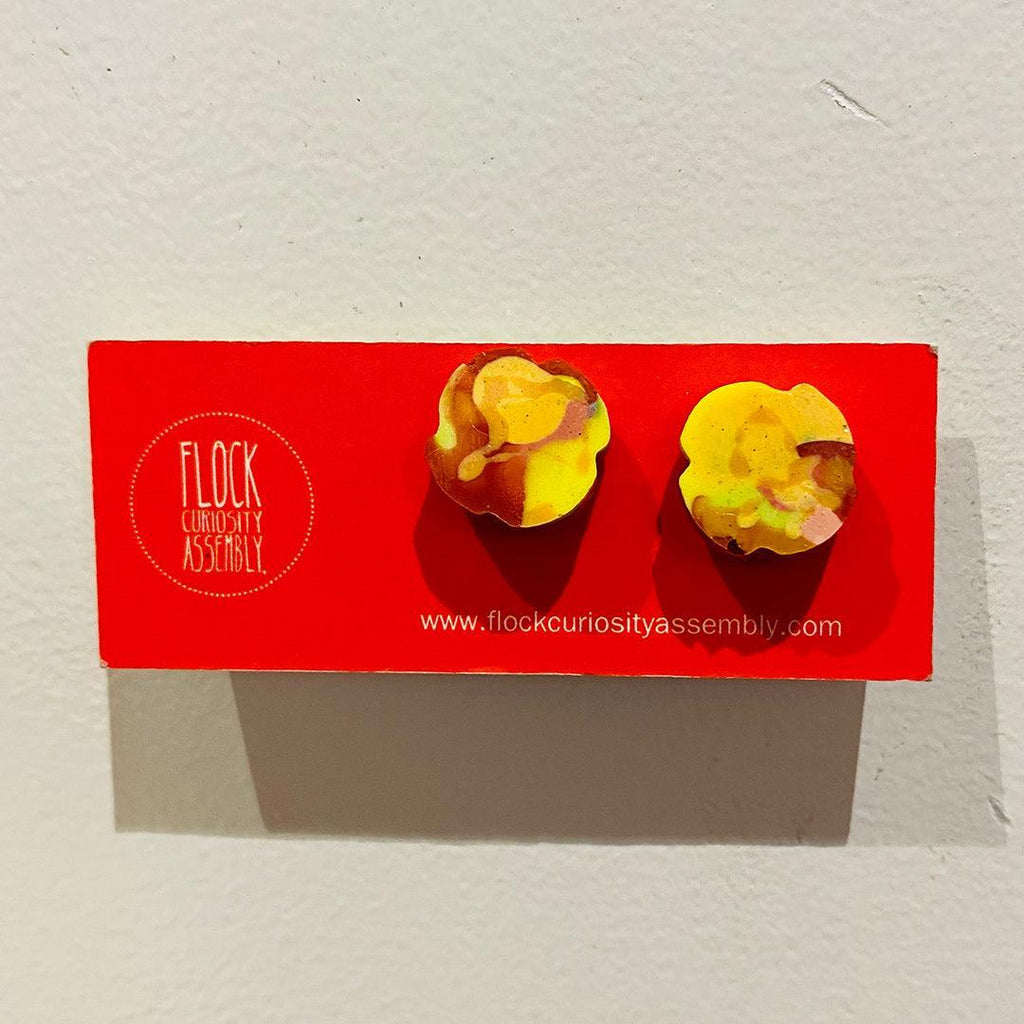 Petal Small Stud - #1 Multi