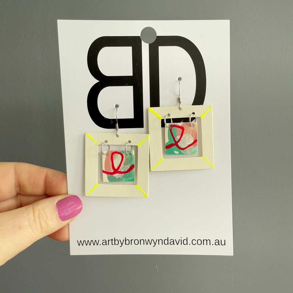 Picture Frame Earrings #4