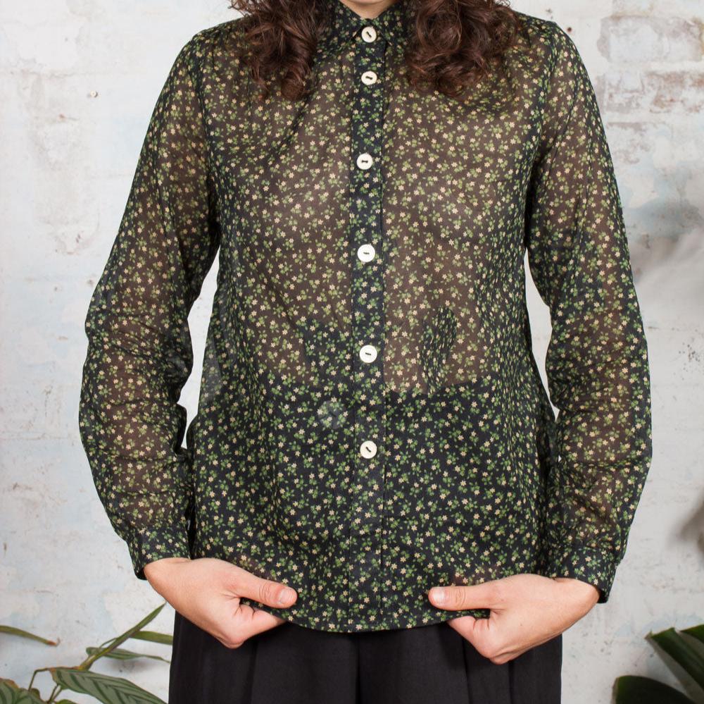 Poet Voile Shirt - Night Garden