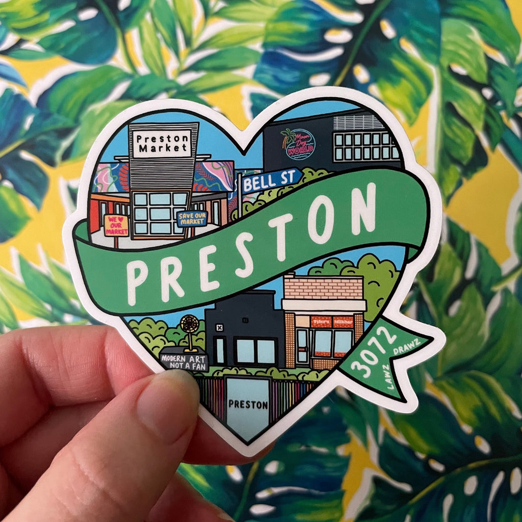 Suburb Stickers - Preston