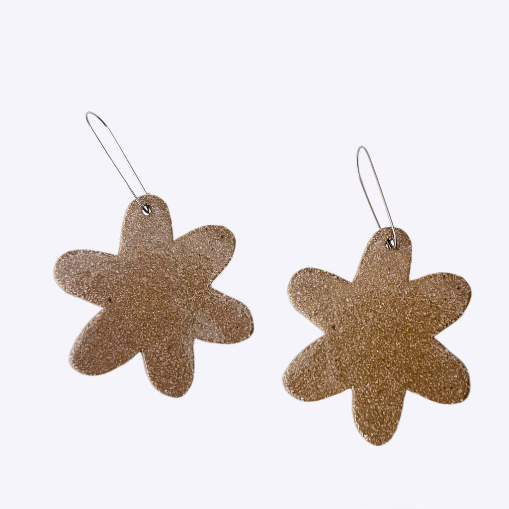 Raw Earth Flowerburst Earrings