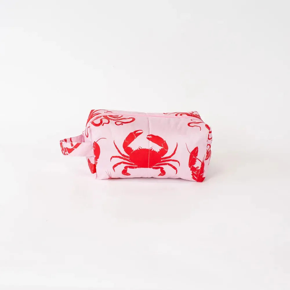 Shrimply the Best Puffy Toiletry Bag