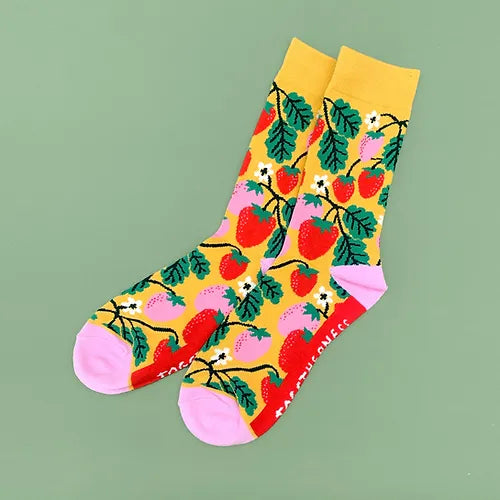 Strawberry Garden Socks