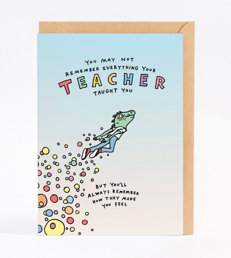 Teacher's Card - Remember