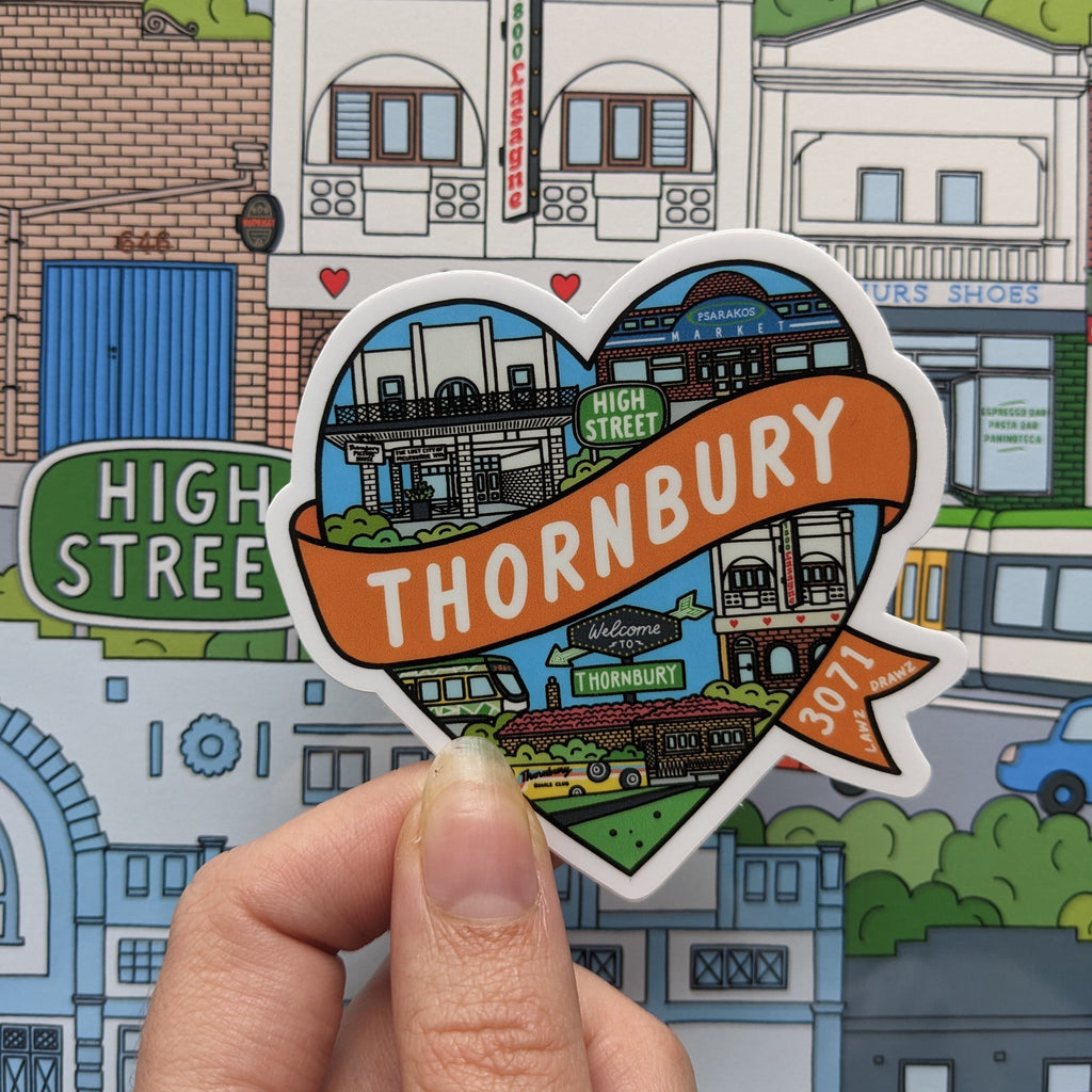 Suburb Stickers - Thornbury