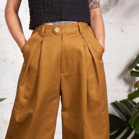 Volume Pants - Camel