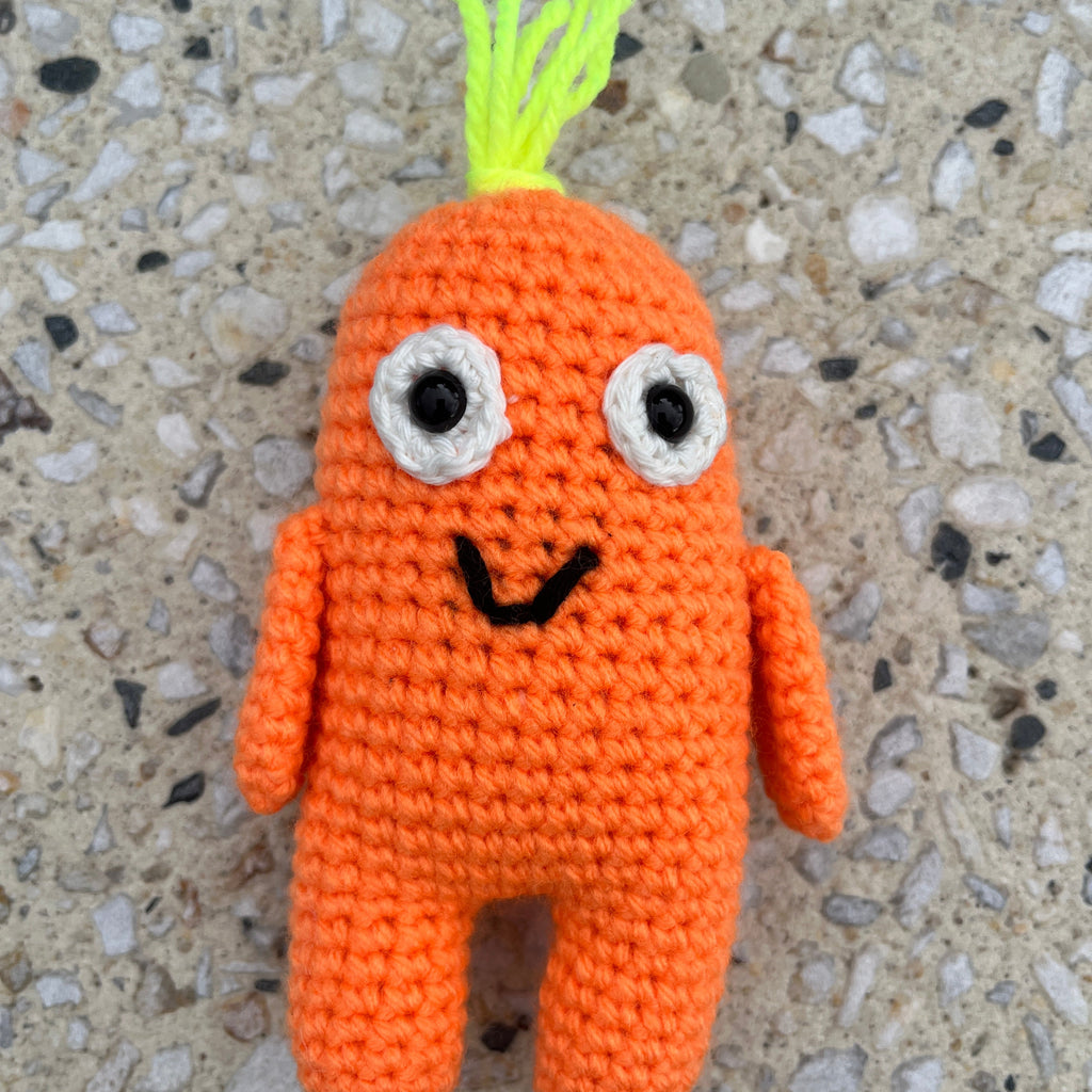 Worry Monster - Neon Orange and Neon Yellow
