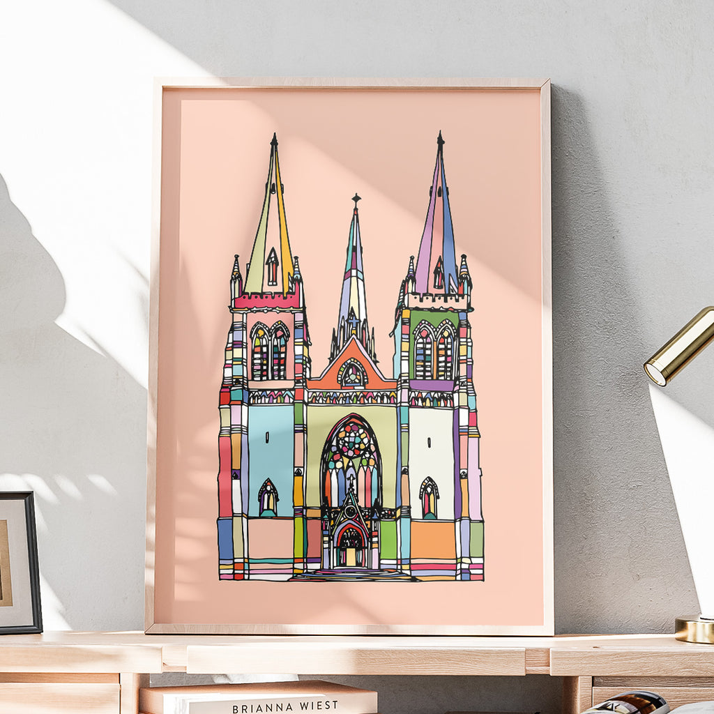 St Patrick's Cathedral, Melbourne Art Print
