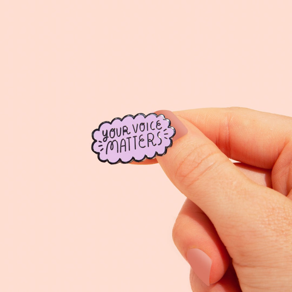 Your Voice Matters Pin